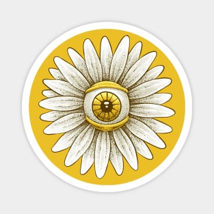 Eye of Daisy Flower Magnet